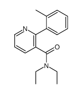 N,N-diethyl-2-(o-tolyl)nicotinamide结构式