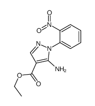 5-氨基-1-(2-硝基苯基)-1H-吡唑-4-羧酸乙酯结构式