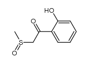 2'-hydroxy-2-(methylsulfinyl)-acetophenone结构式