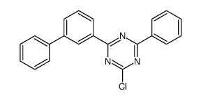 2-([1,1'-联苯]-3-基)-4-氯-6-苯基-1,3,5-三嗪结构式