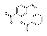 1-(3-nitrophenyl)-N-(4-nitrophenyl)methanimine结构式