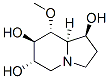 1,6,7-Indolizinetriol, octahydro-8-methoxy-, 1S-(1.alpha.,6.beta.,7.alpha.,8.beta.,8a.beta.)-结构式
