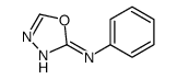 N-phenyl-1,3,4-oxadiazol-2-amine结构式