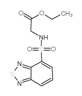 2-[(2,1,3-苯并噻二唑-4-磺酰基)氨基]乙酸乙酯结构式