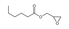 Hexanoic acid oxiranylmethyl ester Structure
