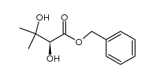 benzyl (2S)-2,3-dihydroxy-3-methylbutanoate结构式