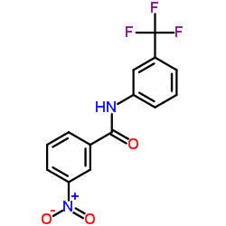 3-Nitro-N-[3-(trifluoromethyl)phenyl]benzamide结构式