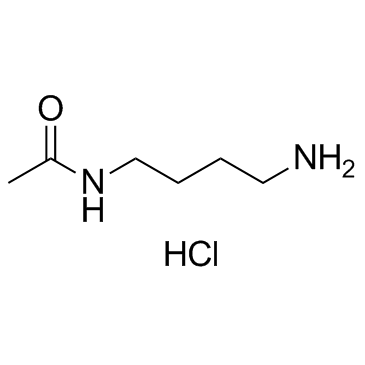 N-(4-氨基丁基)-乙酰胺结构式