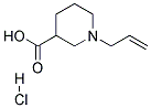 1-ALLYL-PIPERIDINE-3-CARBOXYLIC ACID HYDROCHLORIDE Structure