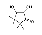 2,3-dihydroxy-4,4,5,5-tetramethylcyclopent-2-en-1-one结构式