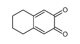 5,6,7,8-tetrahydronaphthalene-2,3-dione结构式