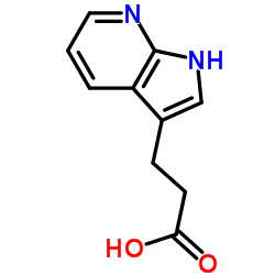 7-aza-1H-indole-3-propanoic acid Structure