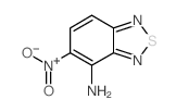 5-硝基苯并[c][1,2,5]噻二唑-4-胺结构式