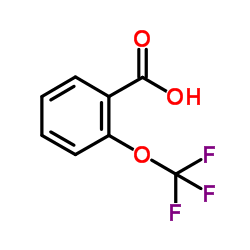 2-(三氟甲氧基)苯甲酸结构式