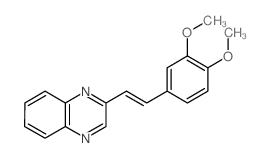Quinoxaline, 2-[2-(3,4-dimethoxyphenyl)ethenyl]- picture