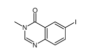 6-Iodo-3-methyl-4(3H)-quinazolinone Structure