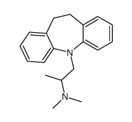 1-(10,11-Dihydro-5H-dibenzo[b,f]azepin-5-yl)-N,N-dimethyl-2-propa namine结构式