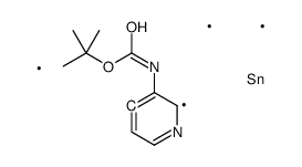 tert-butyl N-(4-trimethylstannylpyridin-3-yl)carbamate Structure