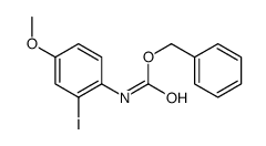 benzyl N-(2-iodo-4-methoxyphenyl)carbamate结构式