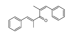 2,4-dimethyl-1,5-diphenylpenta-1,4-dien-3-one结构式