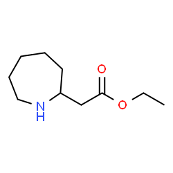 Ethyl 2-(azepan-2-yl)acetate Structure
