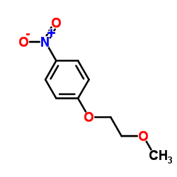 4-硝基苯基-2-甲氧基乙醚结构式