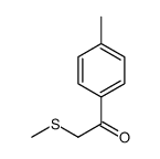 1-(4-methylphenyl)-2-methylsulfanylethanone Structure