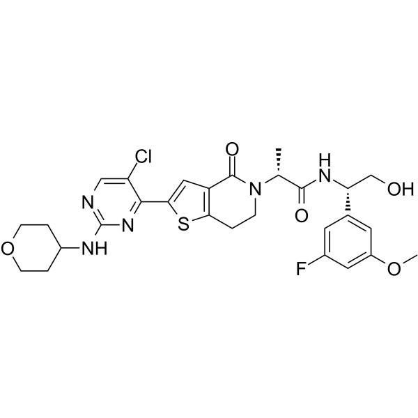 ERK1/2 inhibitor 4结构式