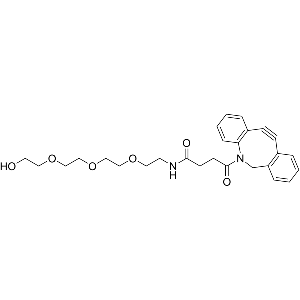 二苯并环辛炔-三聚乙二醇-羟基结构式