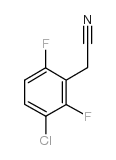 3-氯-2,6-二氟苯乙腈结构式