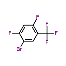 5-Bromo-2,4-difluorobenzotrifluoride structure