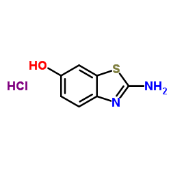 2-氨基-6-苯并噻唑醇盐酸盐结构式
