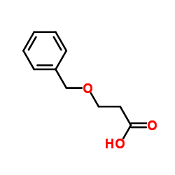 3-(苄氧基)丙酸结构式