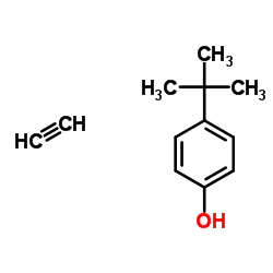 4-(2-Methyl-2-propanyl)phenol-acetylene (1:1)结构式