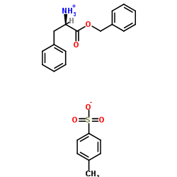D-苯基丙氨酸苄基酯对甲苯磺酸盐结构式