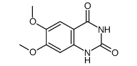 6,7-Dimethoxy-2,4-Quinazolinedione Structure