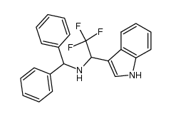 benzhydryl[2,2,2-trifluoro-1-(1H-indol-3-yl)ethyl]amine Structure