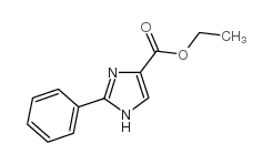 2-苯基-咪唑-4-羧酸乙酯结构式