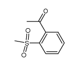 1-(2-(甲基磺酰基)苯基)乙酮结构式