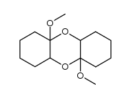 4a,9a-dimethoxy-dodecahydro-dibenzo[1,4]dioxine Structure