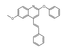 2-phenoxy-4-cinnamyl-6-methoxyquinoline Structure
