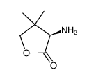 2(3H)-Furanone,3-aminodihydro-4,4-dimethyl-,(3R)-(9CI) Structure