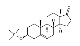 Dehydroepianderosterone TMS Structure