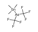 trimethylstannylbis(trifluoromethyl)arsane Structure