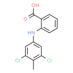 Benzoic acid,2-[(3,5-dichloro-4-methylphenyl)amino]- structure