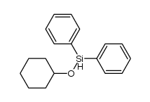 (cyclohexyl)OSiPh2H Structure