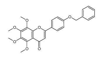 4'-benzyloxy-5,6,7,8-tetramethoxyflavone结构式