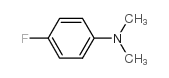 4-氟-N,N-二甲基苯胺结构式