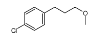 1-chloro-4-(3-methoxypropyl)benzene Structure