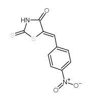 4-Thiazolidinone,5-[(4-nitrophenyl)methylene]-2-thioxo- Structure